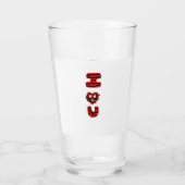 I Fuzzy U Glass Tumbler (Rückseite)