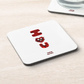 I Fuzzy U Hard Plastic Untersetzer (Linke Seite)