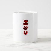 I Fuzzy U Jumbo Tasse (Vorderseite)