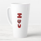I Fuzzy U Large Latte Tasse (Linke Ecke)