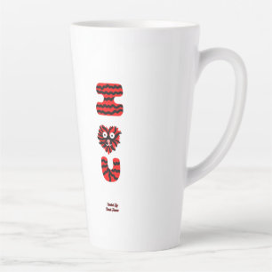 I Fuzzy U Large Latte Tasse