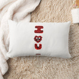 I Fuzzy U Lumbar Kissen