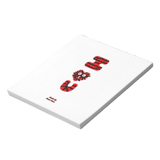 I Fuzzy U Notepad (14 cm x 15,2 cm) Notizblock (Rotiert)