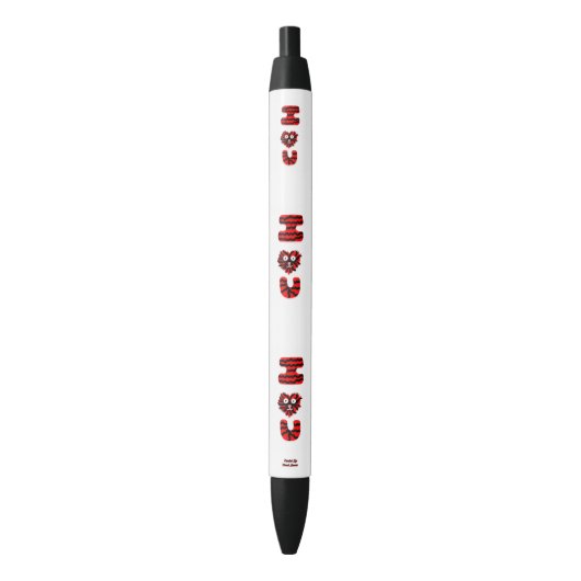 I Fuzzy U Pen Kugelschreiber (Vorderseite Vertikal)