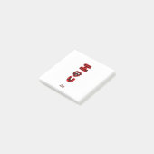 I Fuzzy U Post-it Notes (7,6 cm x 7,6 cm) Klebezettel (angewinkelt)