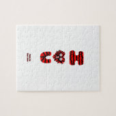 I Fuzzy U Puzzle (20,32 cm x 25,4 cm) (Horizontal)