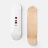 I Fuzzy U Skateboard (Vorderseite)