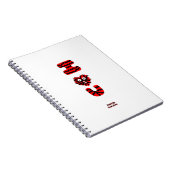 I Fuzzy U Spiral Foto Notebook Notizblock (Rechte Seite)