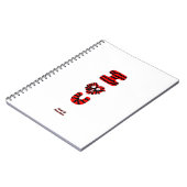 I Fuzzy U Spiral Foto Notebook Notizblock (Linke Seite)