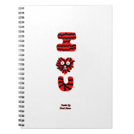 I Fuzzy U Spiral Foto Notebook Notizblock