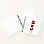 I Fuzzy U Spiral Notebook Notizblock (Innenseite)