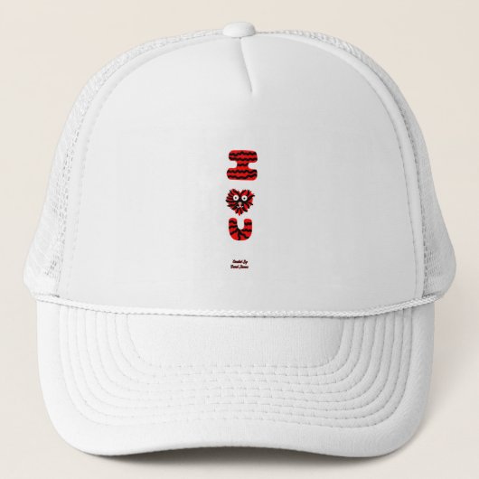I Fuzzy U Trucker Hat Truckerkappe (Vorderseite)