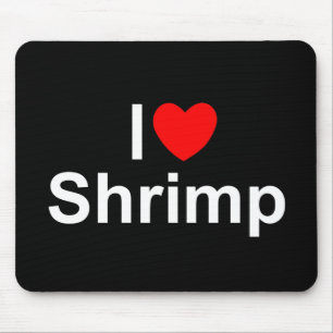 I Garnele der Liebe-(Herz) Mousepad