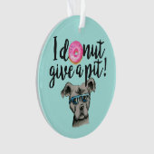 I geben Krapfen einer Grube | niedliches Ornament (Vorderseite)