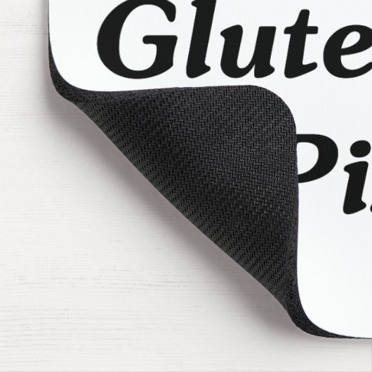 I geben Liebe-Gluten Pizza frei Mousepad (Ecke)