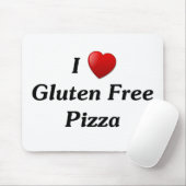 I geben Liebe-Gluten Pizza frei Mousepad (Mit Mouse)