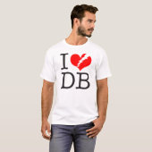 I (gebrochenes Herz) DB Light T - Shirt (Vorne ganz)