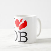 I (gebrochenes Herz) DB-Tasse Kaffeetasse (VorderseiteRechts)