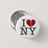I [gebrochenes Herz] NY Button (Vorne & Hinten)