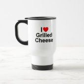 I gegrillter Käse der Liebe-(Herz) Reisebecher (Links)