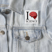 I Gehirn-Wissenschaft (ich kenne Wissenschaft) Button (Beispiel)