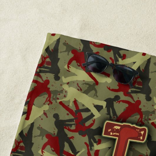 I Gehirn-Zombies Strandtuch (Beispiel)