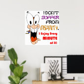I GENIESSEN UNSANITÄT (v2) Poster (Heimbüro)