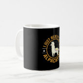 I gerade wirklich Liebe-Alpaka-Liebe-Alpaka Kaffeetasse (Vorderseite Links)