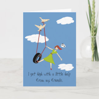 I get high with a little help from my friends karte