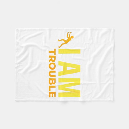 I Get Us Into Out Of Trouble Set Matching Couples  Fleecedecke (Vorderseite (Horizontal))