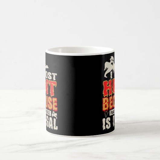 I Ghost Jägerin Punching People Illegal Ghost Hunt Kaffeetasse (Mittel)