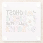 I Ghost People Halloween Glasuntersetzer (Rückseite)