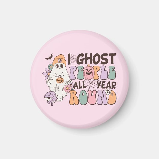 I Ghost People Halloween Magnet (Vorne)