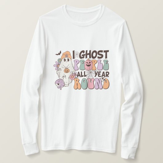 I Ghost People Halloween T-Shirt (Design vorne)