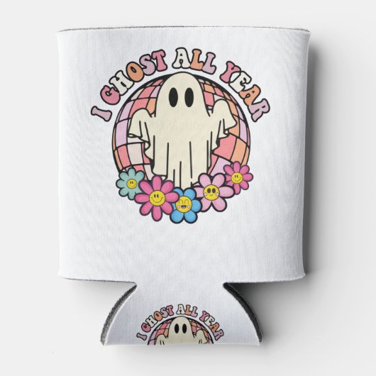 I Ghost Retro Halloween Dosenkühler (Vorderseite)