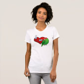I ging Liebe meine Kirsche Conure T-Shirt voran (Vorne ganz)