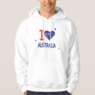 I glücklicher Australien Tag LIEBE-AUSTRALIENS am Hoodie