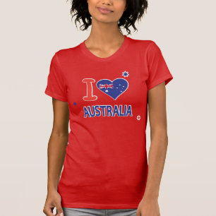 I glücklicher Australien Tag LIEBE-AUSTRALIENS am T-Shirt