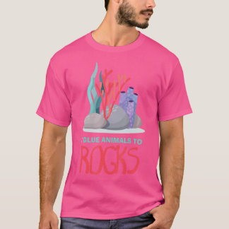 I Glue Animals To Rocks Aquarium Aquarist Fish Fsh T-Shirt