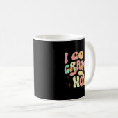 I Go By Grammy Now Baby Announcement New Grandma G Kaffeetasse (VorderseiteRechts)
