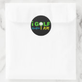 I GOLF Aufkleber (Tasche)