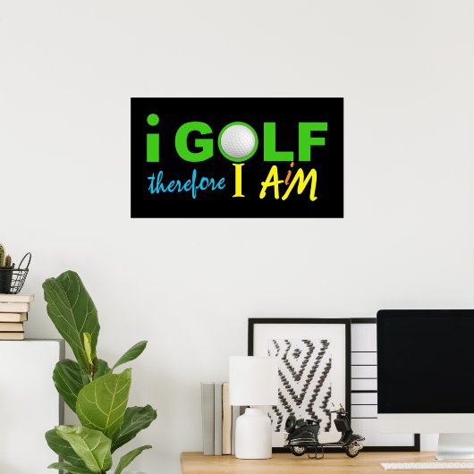 I GOLF Poster (Heimbüro)