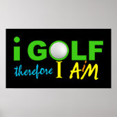 I GOLF Poster (Vorne)