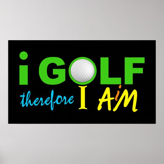 I GOLF Poster (Vorne)