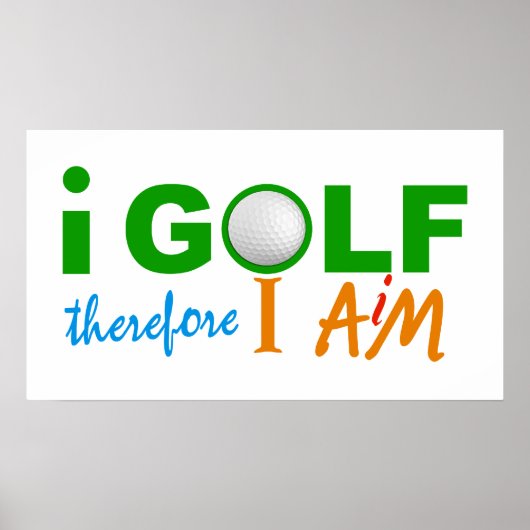 I GOLF Poster (Vorne)