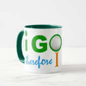 I GOLF Tasse - wählen Sie Stil & Farbe (Vorderseite Links)