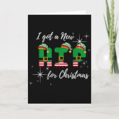 I Got A New Hip For Christmas Funny Hip Replacemen Karte (Vorderseite)
