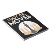 i got moves chess player chess lover men kid notizblock (angewinkelt)
