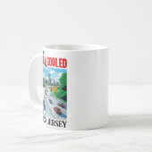 I Got My Gaba Gooled In New Jersey Funny Italian G Kaffeetasse (Vorderseite Links)