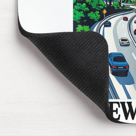 I Got My Gaba Gooled In New Jersey Funny Italian G Mousepad (Ecke)